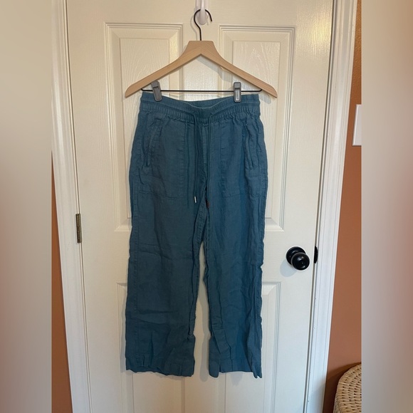 Athleta Retreat Linen Wide Leg Pants - Picture 3 of 9